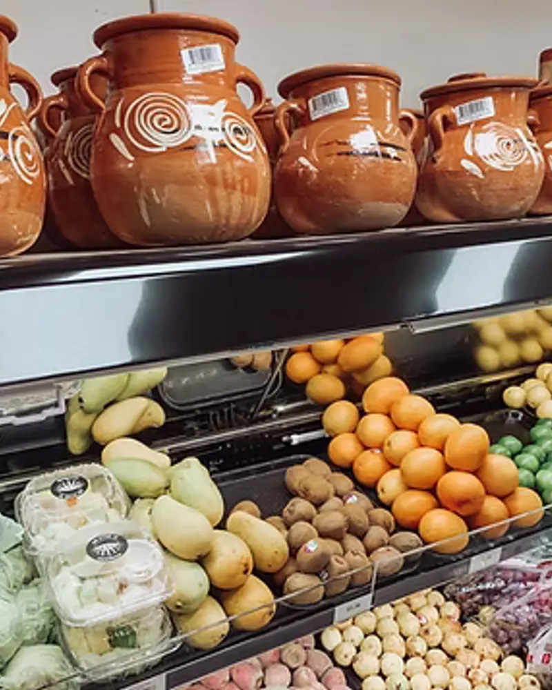 Fresh fruit and vegetables